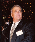 Charles doing keynote at GoldWater banquet